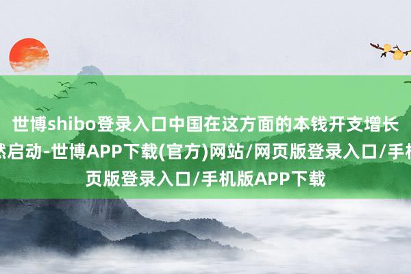 世博shibo登录入口中国在这方面的本钱开支增长甚而还未果然启动-世博APP下载(官方)网站/网页版登录入口/手机版APP下载